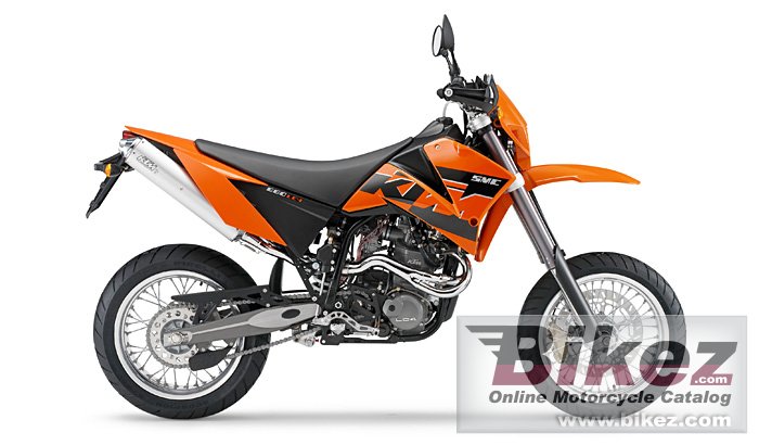 Big KTM 660 smc picture and wallpaper from Bikez.com